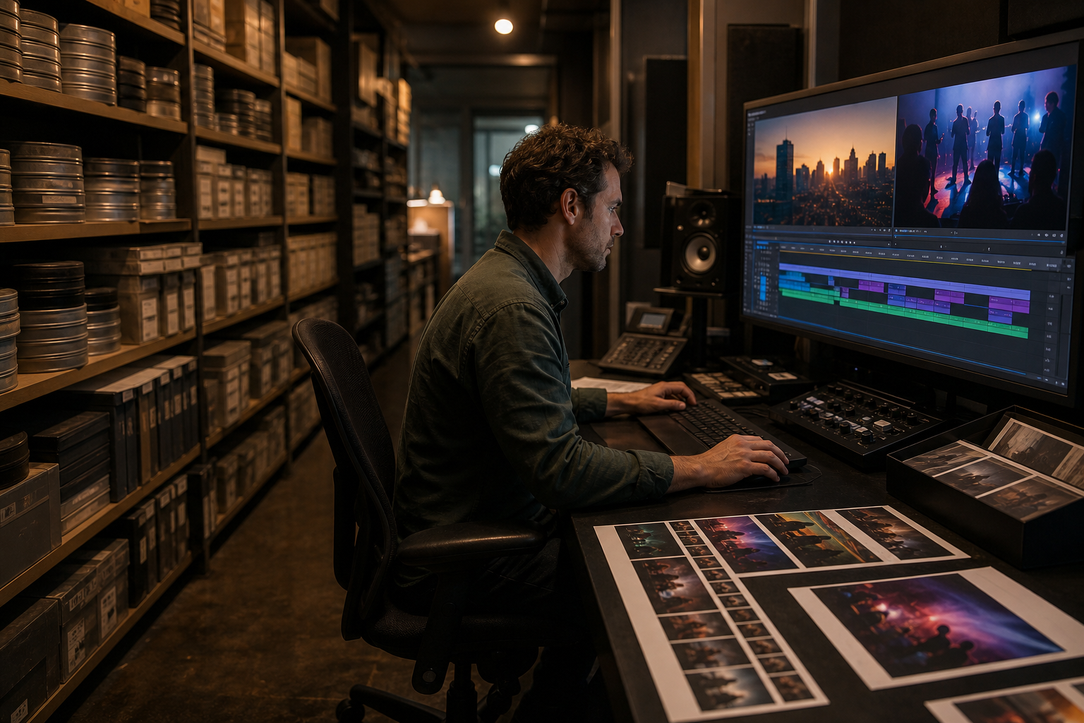 Media operators turning a connected archive into a YouTube-ready content package